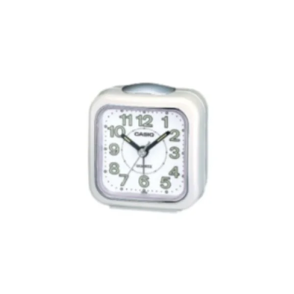 Casio Analog Table Alarm Clock, White - TQ-142-7DF